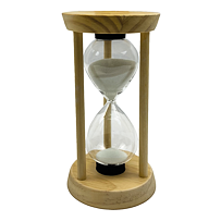 Presýpacie hodiny drevené 16 x 9 cm Prodex 1954920