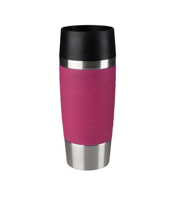 Travel Mug cestovný hrnček 0,36 l - ružový/nerez TEFAL K3087114
