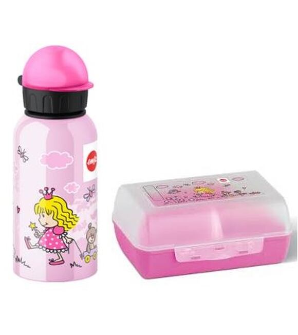 Desiatkový box + pitná fľaša Princezná KIDS FLASK & VARIABOLO Emsa 516165