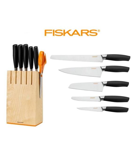 Blok s 5 nožmi Fiskars Functional Form PLUS 1016004