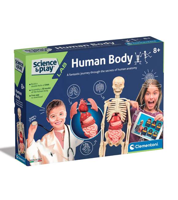 Detské laboratórium - ľudské telo Clementoni 104950227