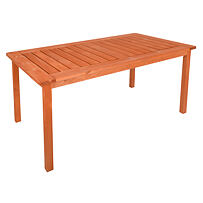 Sorrento Stôl záhradný 130 x 77 cm - hnedý 353/2