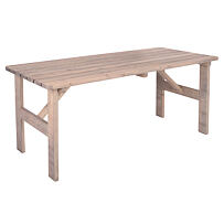 Viking Stôl záhradný 150 x 70 cm - sivý 11340