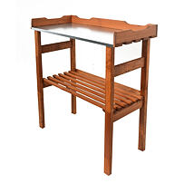 Záhradný stolík na výsadbu 78 x 38 cm - drevený 48/4