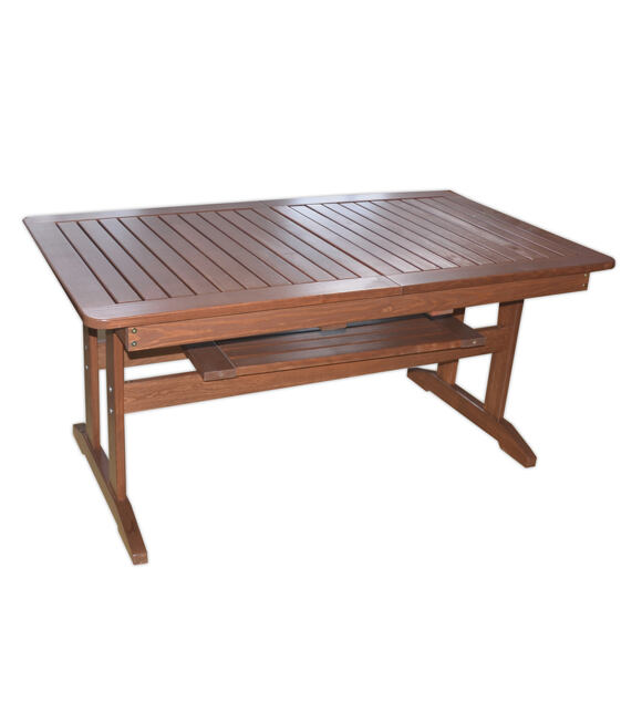 Aneta Stôl záhradný - rozkladací 160-210 x 90 cm, hnedý 97/8