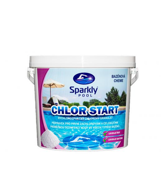 Sparkly POOL Chlor start 3 kg 938002
