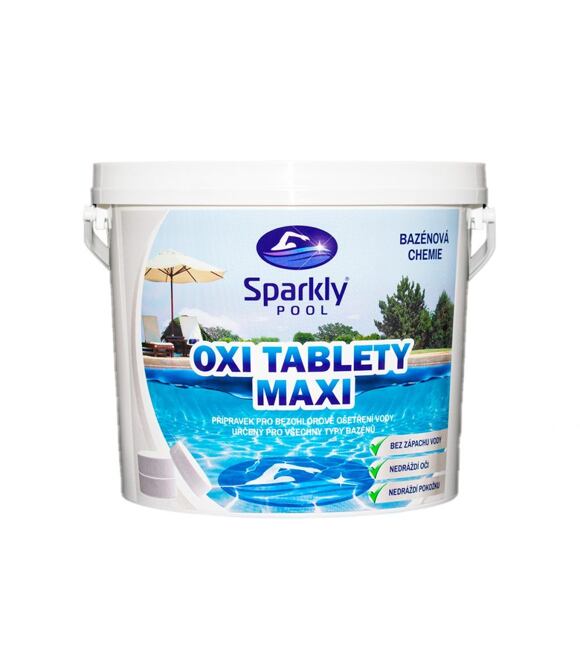 Sparkly POOL Oxi kyslíkové tablety do bazéna MAXI 3 kg 938053