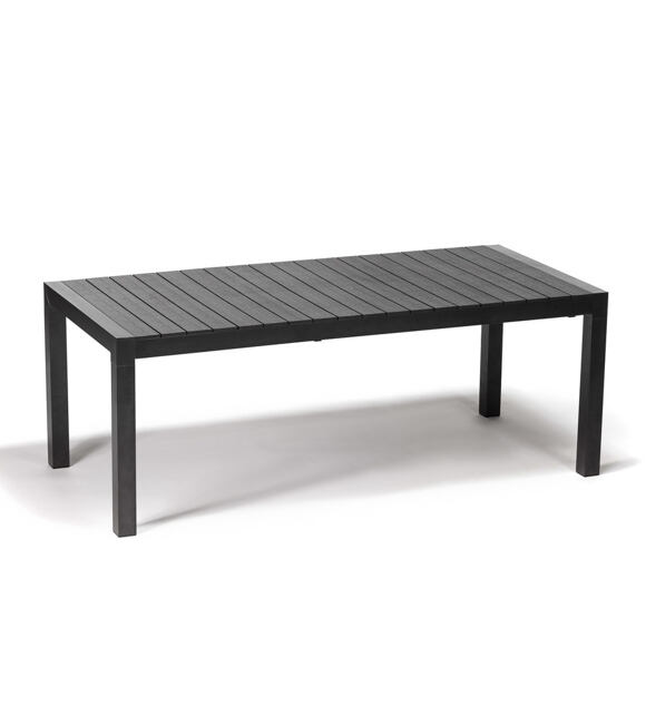 Rozkladací jedálenský stôl GRANADA XXL 200-275 x 100 cm antracit IWHome IWH-10120004