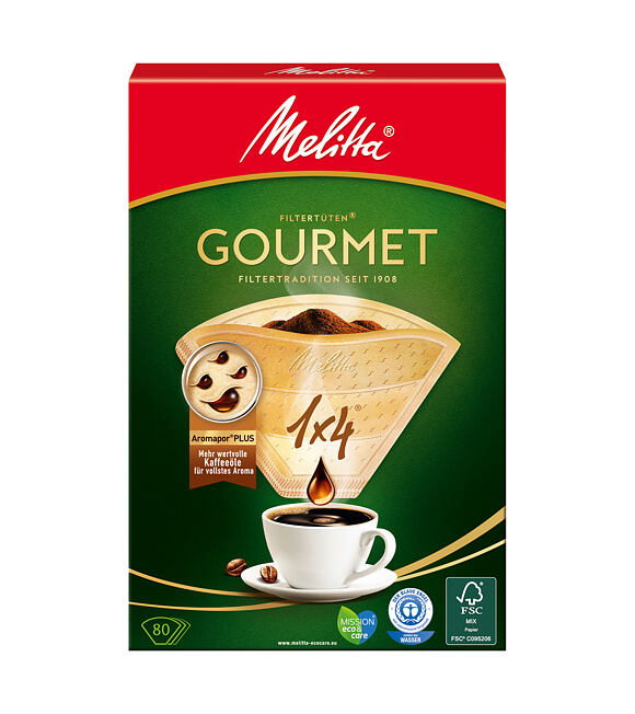 Gourmet Kávové filtre 1x4 80 ks MELITTA 6659479