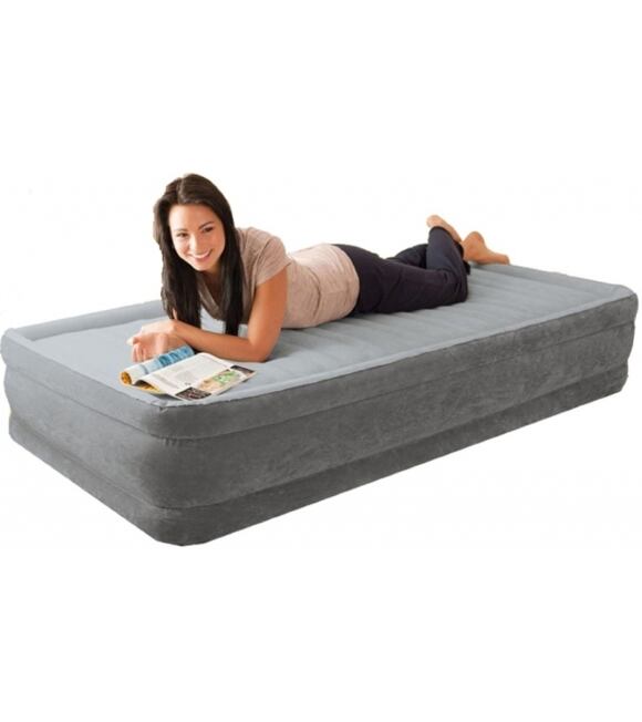 Intex Comfort-plyšová dvojitá nafukovacia posteľ 191x99x33 cm (11630150)