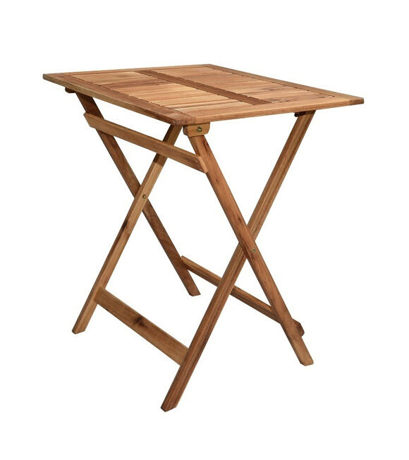 EMA Záhradný stôl 65 x 55 cm - drevený, skladací T220R